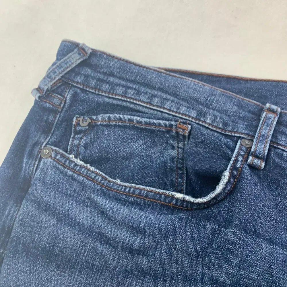 True Religion Rocco Relaxed Skinny Jeans Size 42